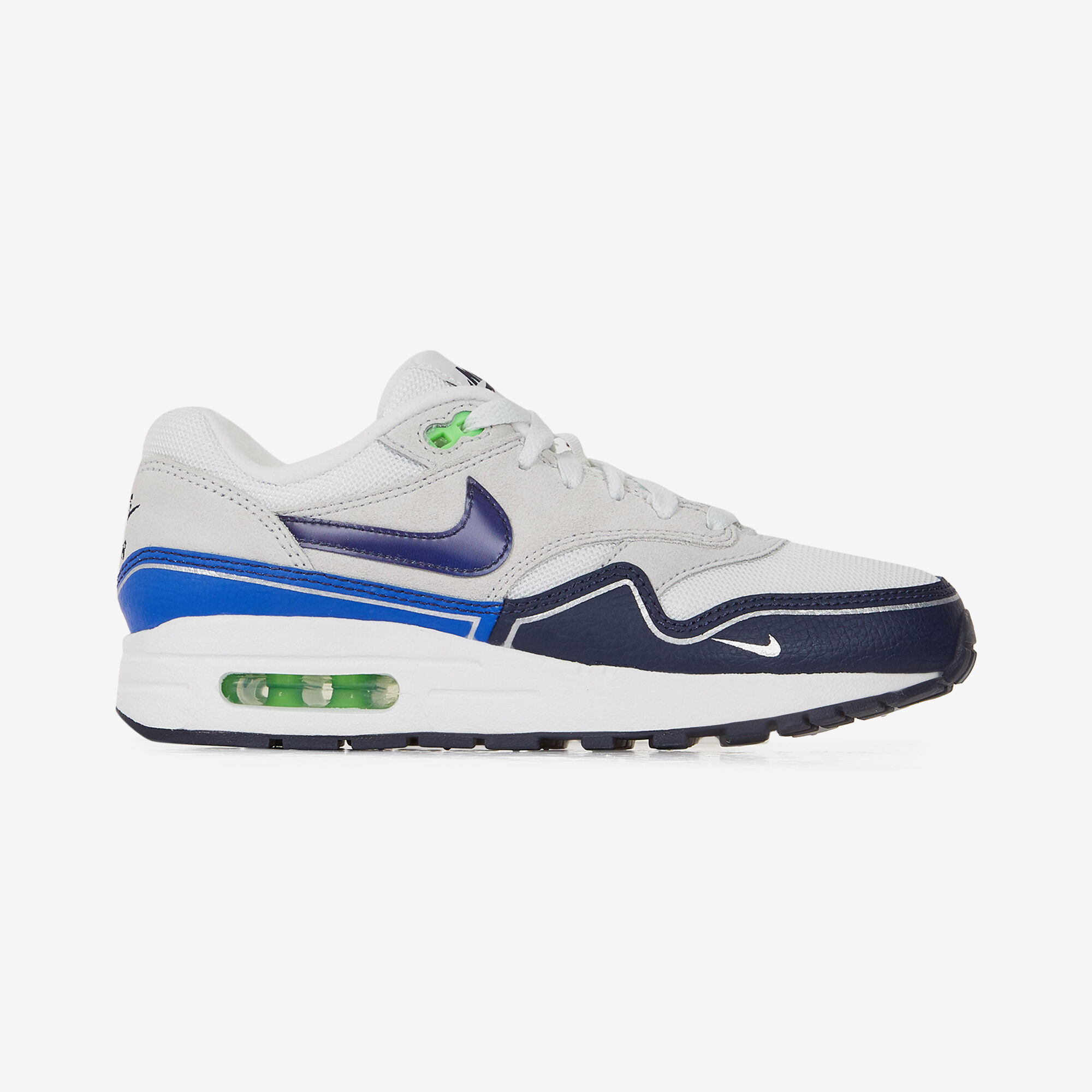 NIKE AIR MAX 1 WIT BLAUW SNEAKERS KINDEREN Courir.be