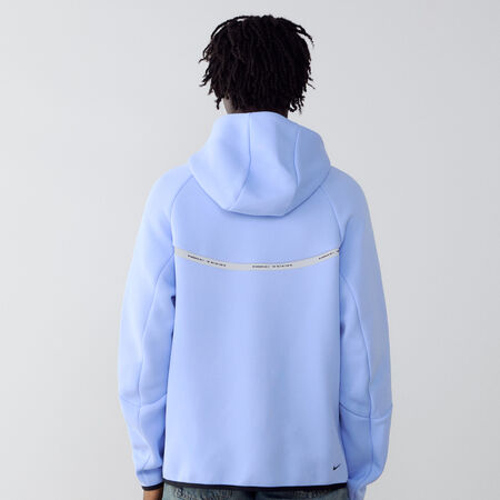NIKE JACKET TECH FLEECE FZ REFLECTIVE BLEU/NOIR HEREN