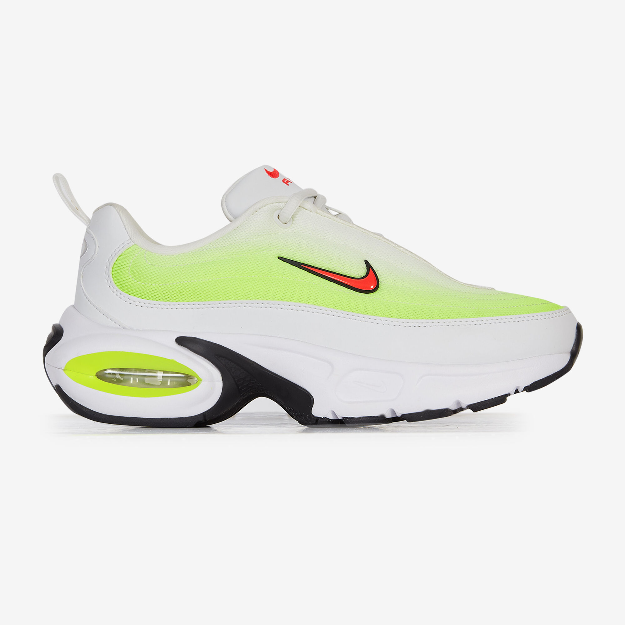 NIKE AIR MAX PORTAL BLANC JAUNE SNEAKERS FEMME Courir.be