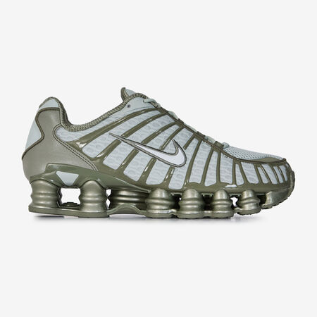 NIKE shox SHOX TL VERT OLIVE/GRIS HOMME