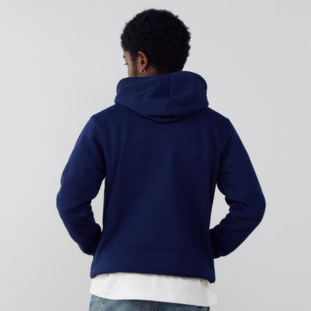 ADIDAS ORIGINALS HOODIE ESSENTIAL TREFOIL MARINEBLAUW/WIT HEREN