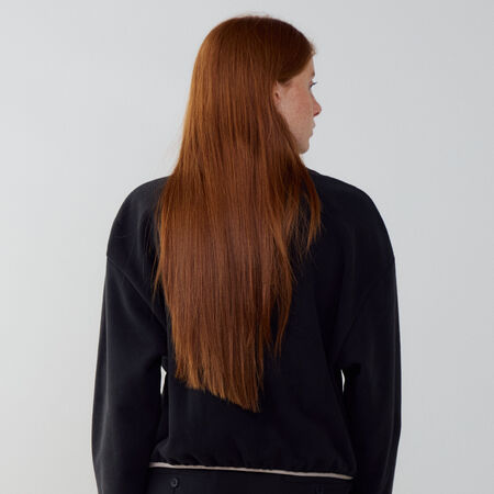NIKE JACKET FZ CLUB FLEECE COZY NOIR/GRIS DAMES