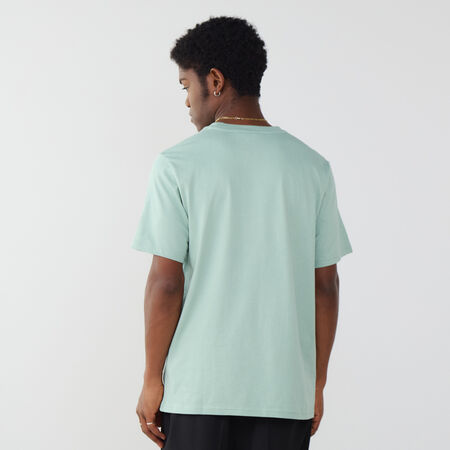 CONVERSE TEE SHIRT STAR CHEVRON EMBROIDERED GROEN/WIT HEREN