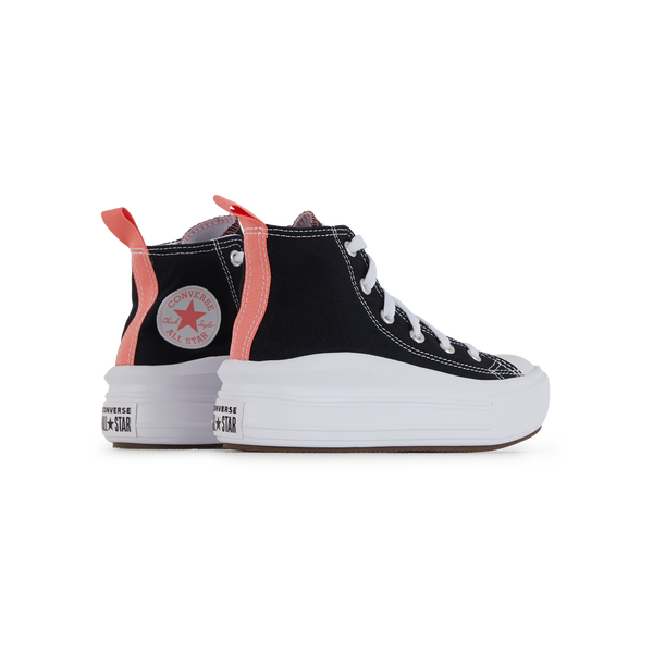 Converse rose hot sale et noir