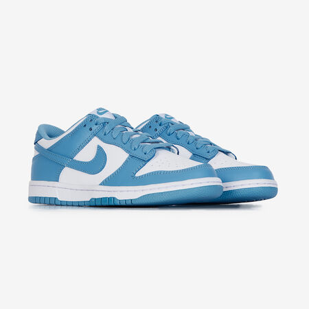 NIKE dunk DUNK LOW UNC BLANC/BLEU JUNIOR