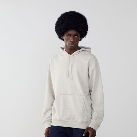 JORDAN HOODIE CENTERED LOGO DRI-FIT BEIGE/BLANC HOMME