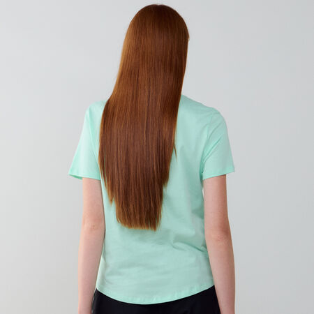 NIKE TEE SHIRT CLUB VERT/BLANC DAMES