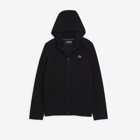 LACOSTE JACKET TRACKSUIT FZ FLEECE NOIR HEREN