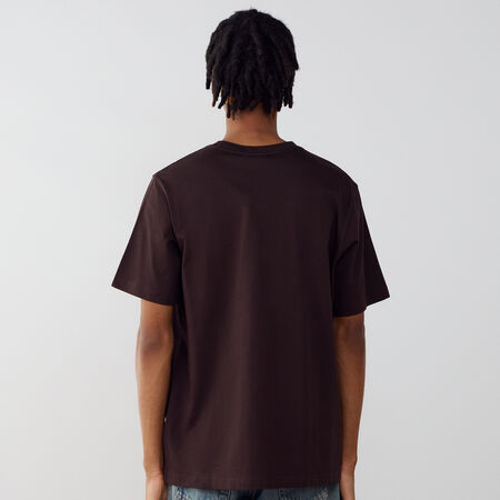ADIDAS ORIGINALS TEE SHIRT ESSENTIAL MARRON HOMME