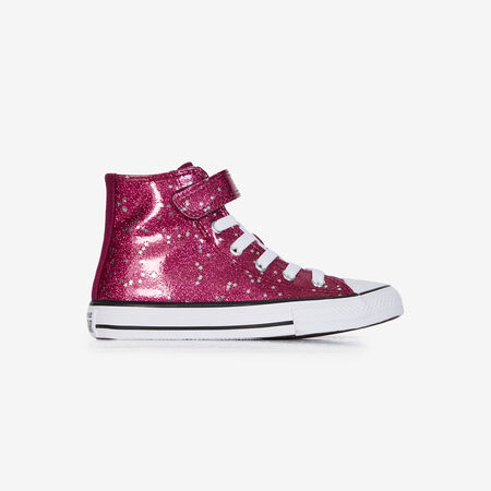 CONVERSE CHUCK TAYLOR ALL STAR HI CF GLITTER ROSE/BLANC KIND