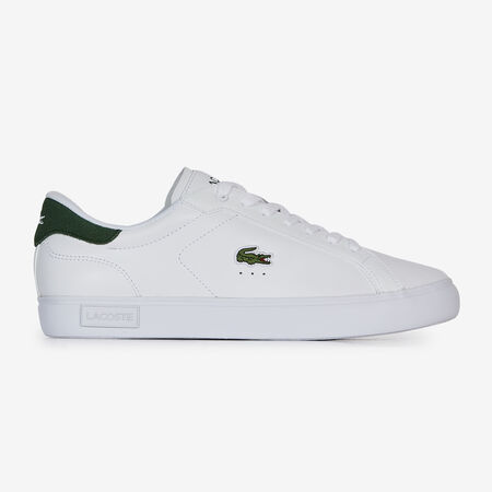 LACOSTE POWERCOURT BLANC/VERT HOMME
