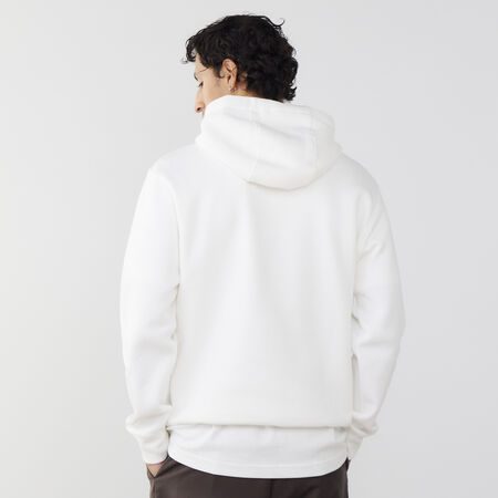 NIKE HOODIE CLUB SMALL LOGO BLANC HOMME