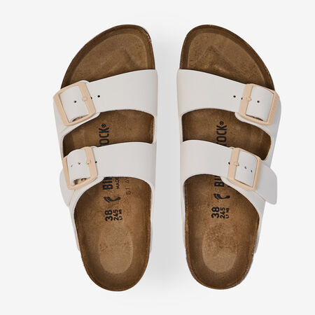 BIRKENSTOCK arizona ARIZONA BIRKO FLOR EGGSHELL BLANC FEMME