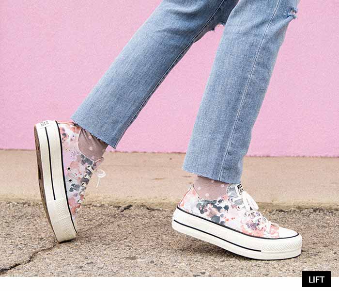 converse basse blanche courir