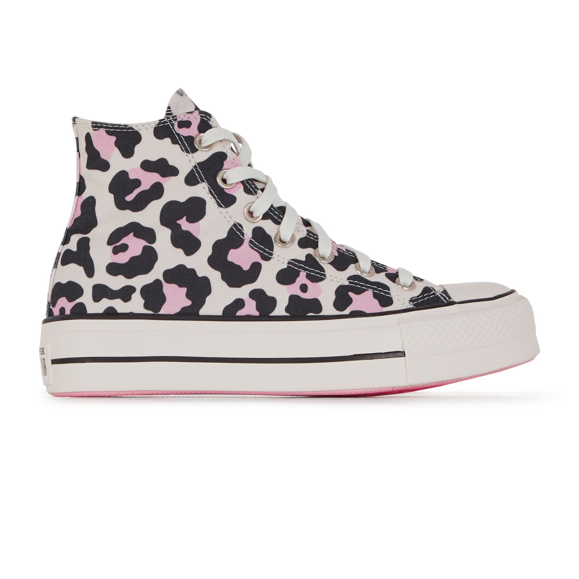 converse plateforme leopard