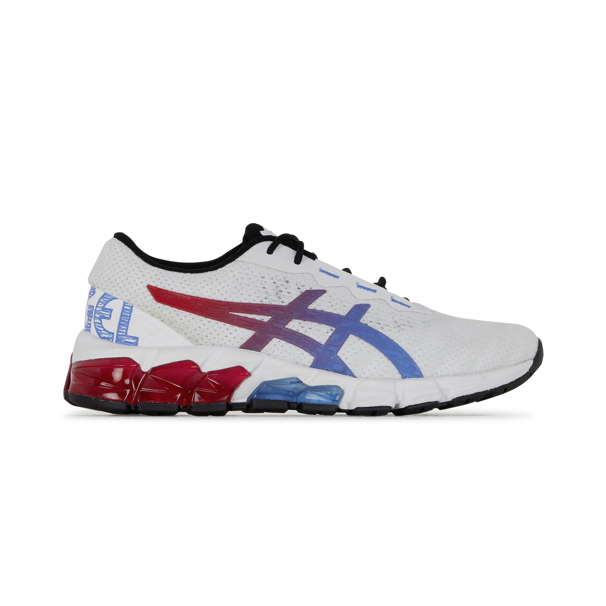 asics blanche rouge